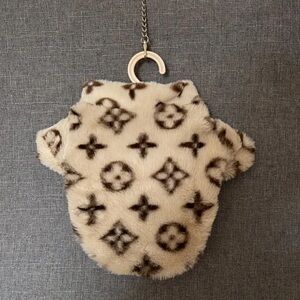 Luxury Faux Fur Designer Dog Coat Jacket - NEW